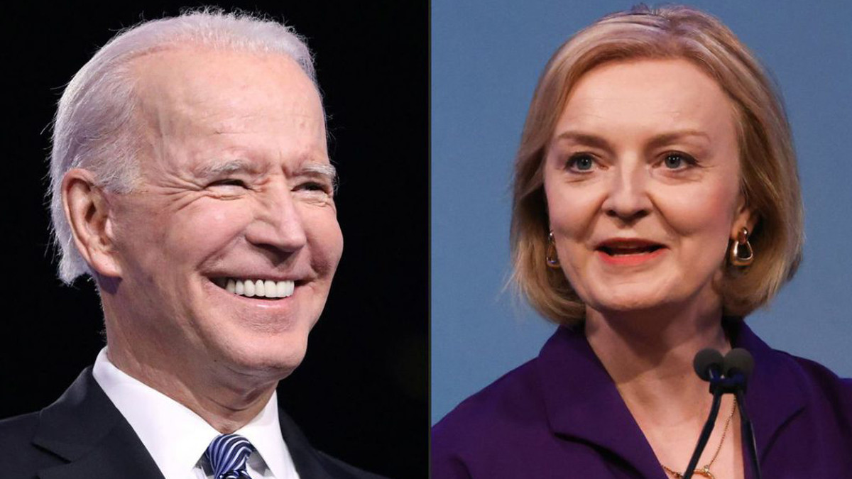 US President Biden calls and congratulates  UKs new PM Liz Truss